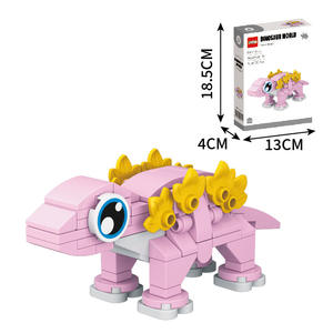 XR Dr Star Nouveauté Ensemble de blocs de construction en plastique ABS de haute qualité sur le thème du monde des dinosaures, 20 pièces, compatible avec les briques <span class=keywords><strong>Lego</strong></span>, pour les enfants de 5 à 13 ans - Product Image 6