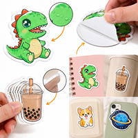 Autocollant personnalisé avec logo privé, étiquette autocollante imperméable, autocollant de dessin animé, impression personnalisée, autocollants découpés pour bougies
