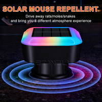 Répulsif Solaire Ultrasonique Étanche IP65 pour Taupes, Gophers, Voles, Marmottes et Serpents – Idéal pour le Jardin