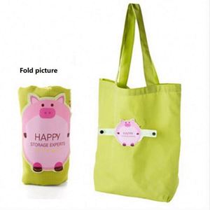 Cartoon <b>Folding</b> Portable Shopping Bag Waterproof Foldable Bag Custom - Product Image 1