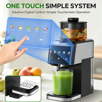 Extracteur de jus lent à froid multifonctionnel électrique domestique de haute qualité pour fruits et légumes, robuste