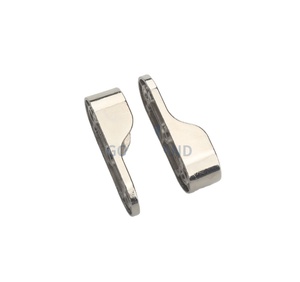 Support de suspension d'<span class=keywords><strong>angle</strong></span> ovale pour <span class=keywords><strong>tringle</strong></span> de placard avec tube en alliage de zinc finition nickel pour armoire - Product Image 5