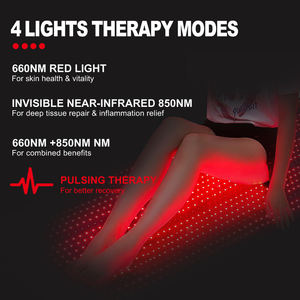 Almohadilla de Terapia de Luz Roja e Infrarroja Cercana de 360 LED, 660nm 850nm, Manta de Terapia de Luz Roja, Tapete de Terapia de Luz Roja para Cuerpo Completo - Product Image 5