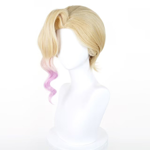Peluca de Cosplay de Zootopia 2, Nueva, al por Mayor, 30 cm, Rubia Corta, Mezcla de Colores, Sintética, Resistente al Calor, Estilo Anime - Product Image 3
