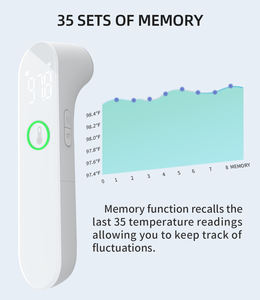 CE sertifikalı dijital ev termometre temassız kızılötesi alın kulak yetişkinler için ısı tabancası/bebekler elektrik güç - Product Image 2