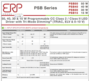 ไดรเวอร์ LED หรี่ไฟได้แบบสามโหมด รุ่น Psb50W-1200-42 600-1200mA 50W 28-42V กระแสคงที่ ยี่ห้อ Best Price EPR AC-DC - Product Image 5