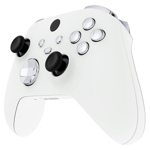 Boutons de remplacement chromés argentés pour manettes Xbox Series X S : gâchettes, croix directionnelle, ABXY, Start, Retour, Sync, Share - Product Image 4