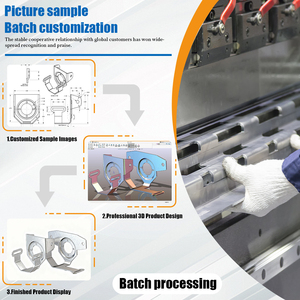 مجموعة مكونات مصنعة بتقنية التفريز والثقب بماكينات التحكم الرقمي ذات 5 محاور - قطع غيار السيارات والدراجات المصنوعة من الصفائح المعدنية البرونزية بتقنية القطع بالأسلاك - Product Image 2