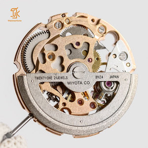 Miyota movimiento 8n24 8215 modificar color personalizado lujo 21 joyas esqueleto reloj movimiento piezas mecánicas - Product Image 1