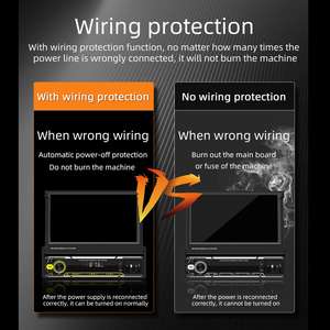 เครื่องเล่น MP5แบบพกพาพร้อมคาร์เพลย์สเตอริโอในรถยนต์ไร้สายแบบพับเก็บได้สำหรับซ่อมรถยนต์ - Product Image 6