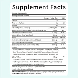 Suplemento Capilar de <span class=keywords><strong>Biotina</strong></span> para Mujeres en Cápsulas Duras, Suplementos para el Cuidado de la Salud de Venta Caliente, Fabricante OEM Personalizado - Product Image 4