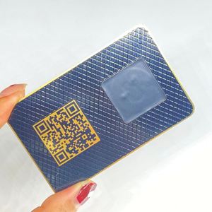 Cartes de visite en acier inoxydable brossé, résistantes à la corrosion et aux rayures, au meilleur prix - Product Image 4