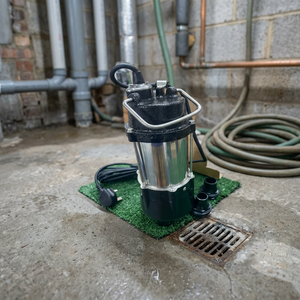 Bomba de Aguas Residuales Eléctrica SS SAMSON V250 de 0.25kW para Hogares Familiares, Alta Eficiencia, Caudal de 150L/min, Salida de 7.5m - Product Image 3