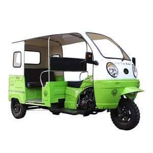 Cheap 200cc Air Cooling Petrol Tuk Tuk 4-6 Passengers Three Wheeler Motorcycle Electric Bajaj Auto Rickshaw Taxi for Sale