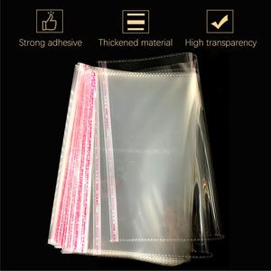 Bolsas de Regalo Promocionales Personalizadas, 100 Unidades, 34x24cm, PVC Transparente, Autoadhesivas, Reutilizables, Empaque Moderno con 100 Sellos Personalizados - Product Image 4