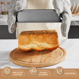 7-Mảnh Chất Lượng Cao Không Dính Carbon Thép Bánh Mì Bánh Nướng Món Ăn Chảo <span class=keywords><strong>Set</strong></span> <span class=keywords><strong>Bakeware</strong></span> Bộ Cho Vòng Vuông Bánh Cookie Pan - Product Image 3