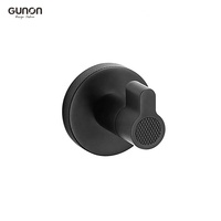 Nettoyeur de toilettes d'appartement brosse de toilette de nettoyage noir mat