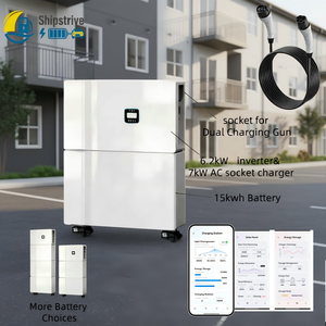 Nouvelle station de <span class=keywords><strong>charge</strong></span> solaire hybride hors réseau Shipstrive 7KW |   Batterie LiFePO4 + Photovoltaïque + Véhicule Électrique - Product Image 4