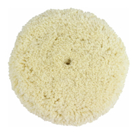 Pexmientas 3 pouces véhicule voiture entretien Auto détaillant tampon polisseuse laine d'agneau simple face laine polissage voiture tampons de polissage