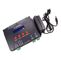 Contrôleur LED DMX512 SPI RGBW K-8000C adressable avec carte SD, programmable, 8 canaux, jusqu'à 8192 pixels, DC5V-24V 3A