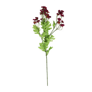 Offre Spéciale prix Faux rouge blanc soie artificielle fleur de marguerite pour la décoration de mariage à la maison fleur de camomille - Product Image 4