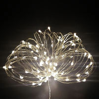 10M 20M 50M LED-Lichterkette Kupferdraht Feenlichter für Weihnachtsbaum Hochzeit Party Garten Feiertagsdekoration Straßenbeleuchtung