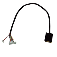 Maßgefertigte LVDS-Kabelkonfektion EDP LCD-Display Kabelbaum DF13 DF14 DF19 FI X30 OEM ODM Fabriklieferung