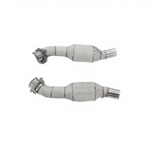 Tuyau d'échappement isolé en acier inoxydable de haute qualité et haute performance, adapté à la Ferrari F430 4.3L 216241 216242 69619900 - Product Image 6