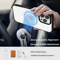Étui de téléphone magnétique ultra fin 1,5 mm, coque transparente en acrylique mince pour iPhone 15 Pro Max, léger et protecteur