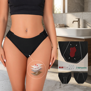 Braguitas Menstruales Absorbentes de 4 Capas a Prueba de Fugas para Mujer, OEM - Product Image 2