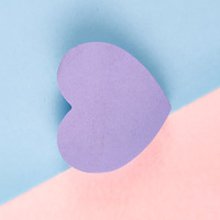 Autocollants colorés personnalisés 3*3 Notes Mini papier mignon forme coeur Notes autocollantes Bloc-notes pour les étudiants