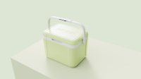 Boîte de refroidissement 5L Portable porte-chaîne froide taille compacte congélateur boîte de refroidissement en plastique