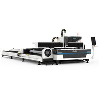 Machine de découpe laser à fibre de type portique pour tôles et tubes, refroidissement par eau, contrôle Cypcut, épaisseur 1-20 mm, vitesse 60 m/min