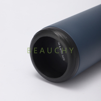 Nouvelle bouteille d'eau de voyage extérieure isolée sous vide à double paroi en acier inoxydable 2 en 1 de 400ml avec refroidisseur de canettes