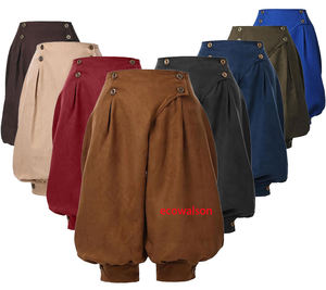 Pantalones de <span class=keywords><strong>pirata</strong></span> para <span class=keywords><strong>mujer</strong></span>, disfraz de Cosplay vikingo renacentista Medieval, pantalones bombachos - Product Image 2