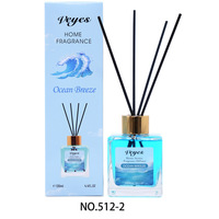 Nouveau diffuseur d'ambiance sans flamme en rotin pour intérieur, désodorisant en bouteilles de verre, parfum fruité, éliminateur d'odeurs, emballage en boîte