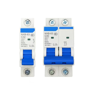 เบรกเกอร์ขนาดเล็ก 63A รุ่น 63A Protections แบบ 2P3P4P สวิตช์ตัดวงจร CE IEC อุปกรณ์ไฟฟ้า ระบบพลังงานแสงอาทิตย์ DZ47-63 63 - Product Image 2
