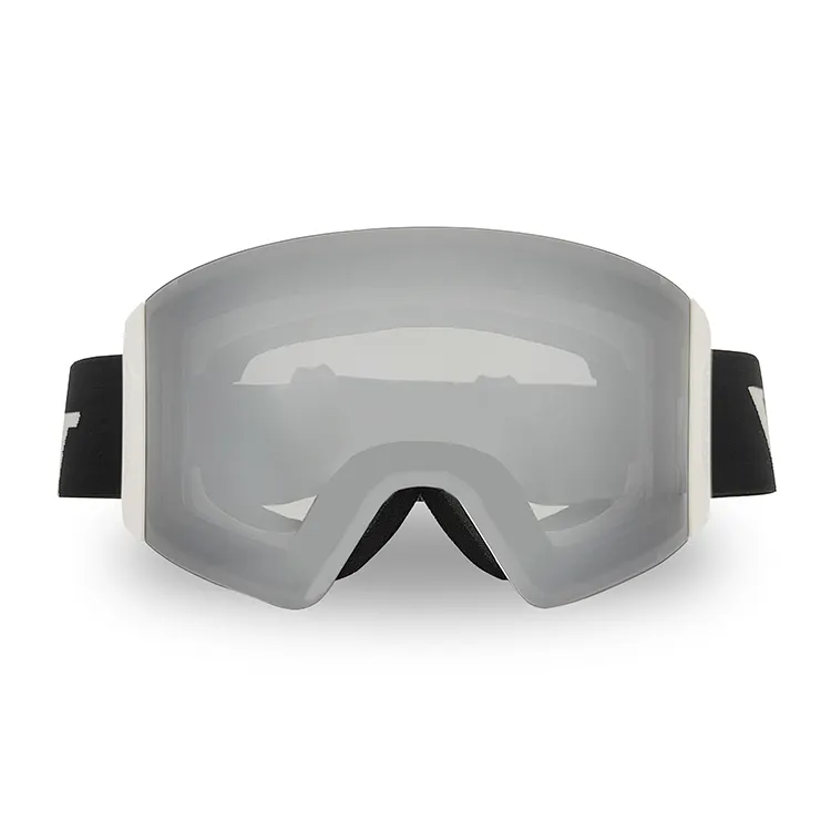 Toptan kayak gözlükleri manyetik moda özel Anti sis snowboard kar kayak gözlükleri