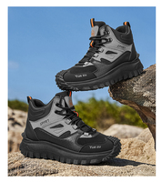 Erkek Su Geçirmez Yüksek Bilekli Yürüyüş Botları Kaymaz Açık Hava Trekking Ayakkabıları