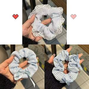 Diadema de encaje de alta calidad con lazo grande Clean Seek - Nuevo producto estilo coreano - Diadema de encaje con nudo de mariposa de alta elasticidad - Product Image 2