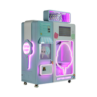 Máquina Expendedora Comercial de Algodón de Azúcar, Operada con Monedas, Capacidad de 20-150 Piezas, Enfriamiento por Compresor, 1 Año de Garantía, China Catering