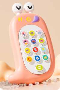 Vente en gros de jouets musicaux pour bébés de <span class=keywords><strong>6</strong></span> à 12 <span class=keywords><strong>mois</strong></span>, téléphone portable pour bébé, jouets de simulation, téléphone portable pour bébé en forme d'escargot de dessin animé pour les enfants de 1 à 2 ans - Product Image 4