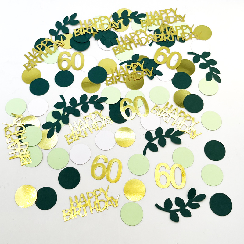 Buon compleanno verde 60