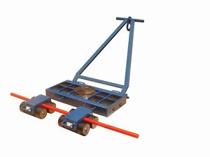 Juego de Carretillas de Carga Resistentes de 15T, Patines Industriales para Mover Máquinas con Ruedas de PU y Rieles de Unión - Product Image 3