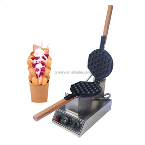<span class=keywords><strong>Machine</strong></span> électrique commerciale de casse-croûte de cône d'oeuf d'acier inoxydable de fabricant de gaufrier de bulle de 110v/220v - Product Image 1