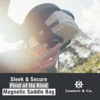 Sac de selle à boucle magnétique Fidlock sac de siège de vélo pour le cyclisme sur route fixation rapide et facile sous le siège sacs de vélo de stockage de vélo
