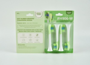Têtes de brosse à dents de rechange pour Diamond <span class=keywords><strong>Clean</strong></span>, lot de 4, prix de gros premium pour brosses à dents électriques en ligne pour la maison - Product Image 3