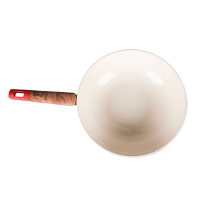 Juego de utensilios de cocina de cerámica roja de 5 uds., mango de baquelita de tacto suave moderno, acero al carbono de alta calidad para cocinar en casa - Product Image 3