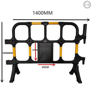 Plastic Horse Iron Horse Enclosure Isolation Blow Molding Anti-Collision Thickened Road <b>Safety</b> Traffic Mobile Outdoor - Product Image 3
