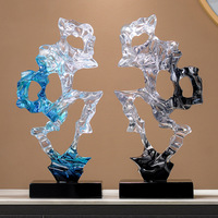 Le temps va et vient entrée meuble TV ornement lumière luxe haut de gamme créatif salon fenêtre Art décoration de la maison